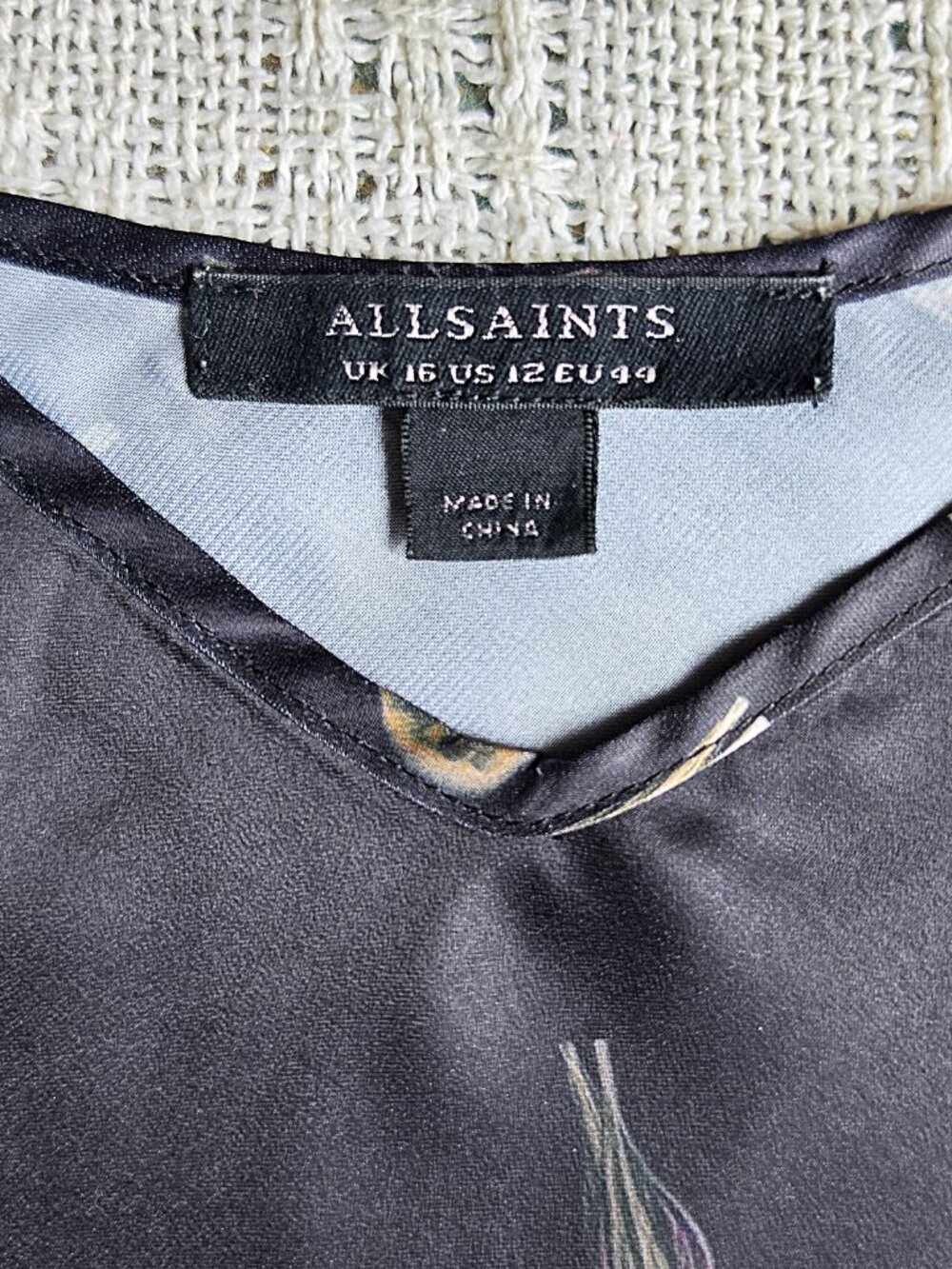 AllSaints Bryony Mutare Slip Dress Floral Adjustable Straps US 12, UK 16, EU 44 - Picture 5 of 10